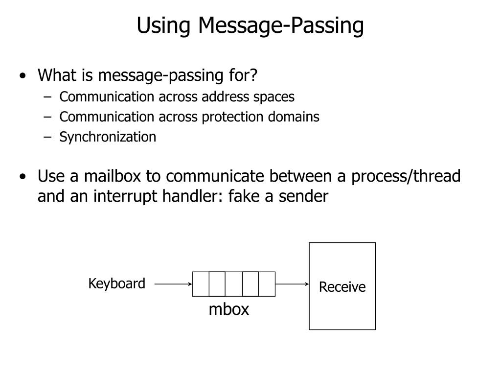 PPT InterProcess Communication Message Passing PowerPoint