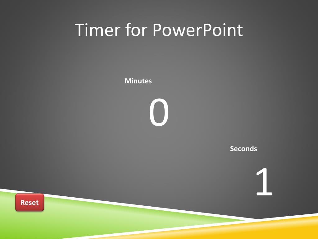 PPT Timer for PowerPoint PowerPoint Presentation, free download ID