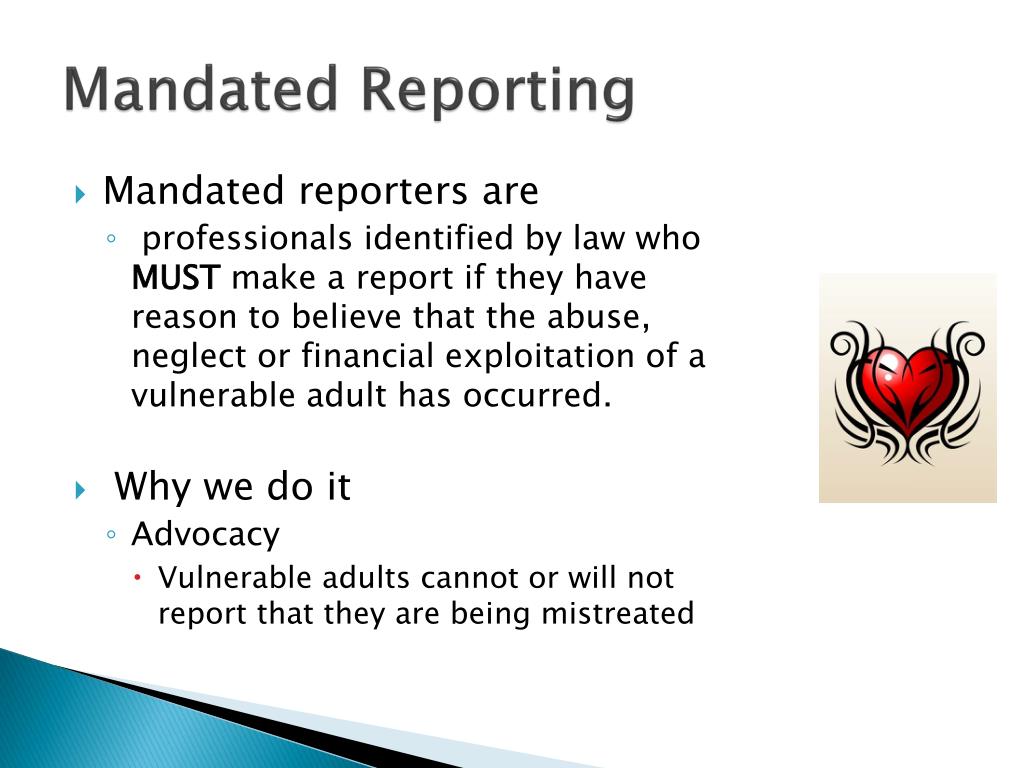 PPT “Duty To Report” PowerPoint Presentation, free download ID2040988