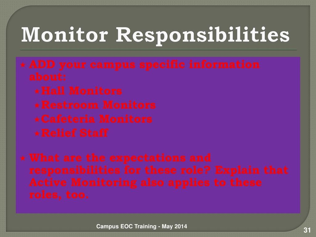 PPT STAAR EOC High School Campus Training MAY 2014 EOC Administration