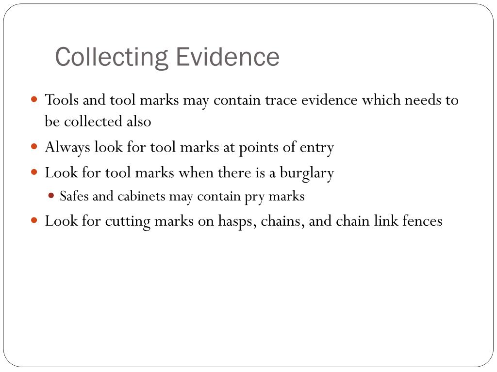 PPT Tool Mark Analysis PowerPoint Presentation, free download ID