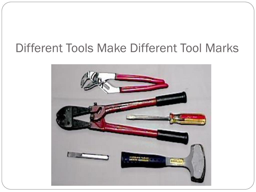 PPT Tool Mark Analysis PowerPoint Presentation, free download ID