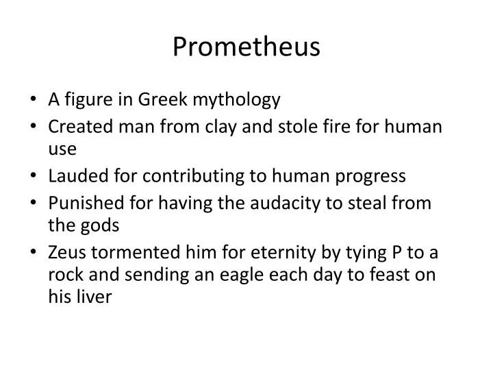 PPT Prometheus PowerPoint Presentation, free download ID2044908