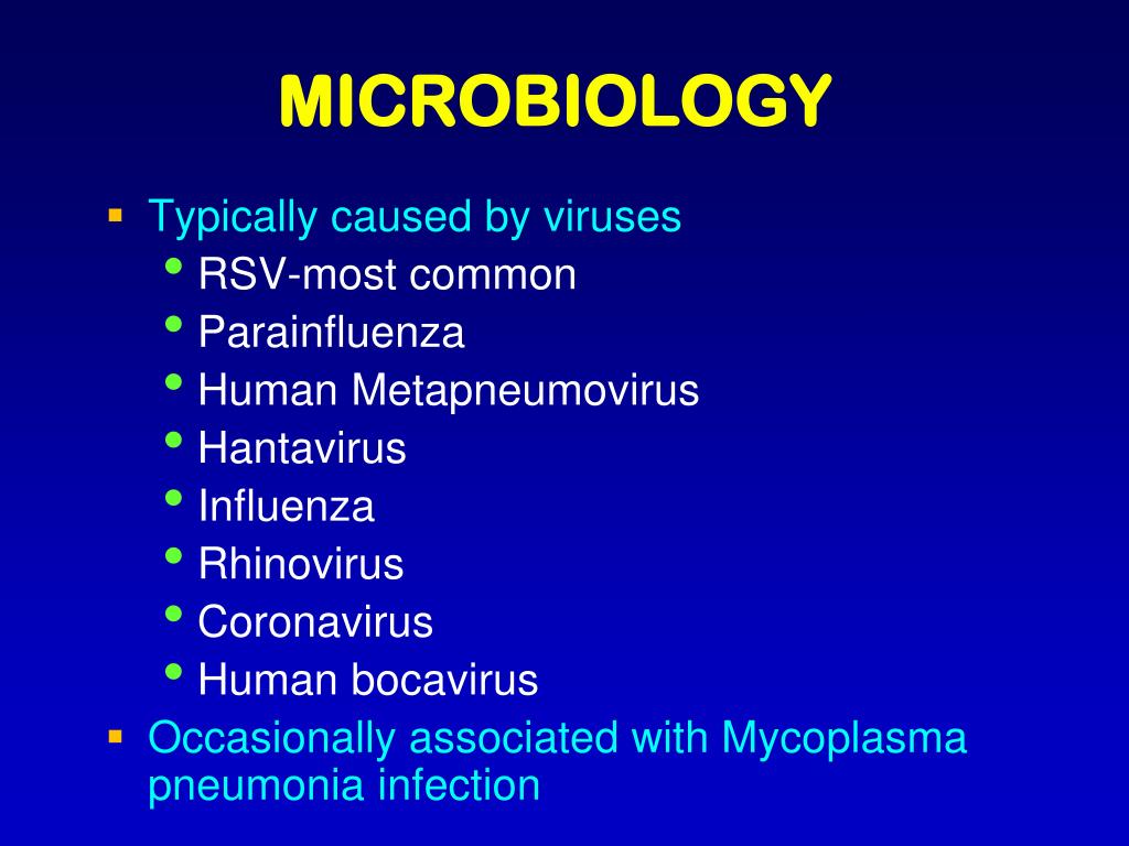 PPT Lower Respiratory Tract Viral Infections