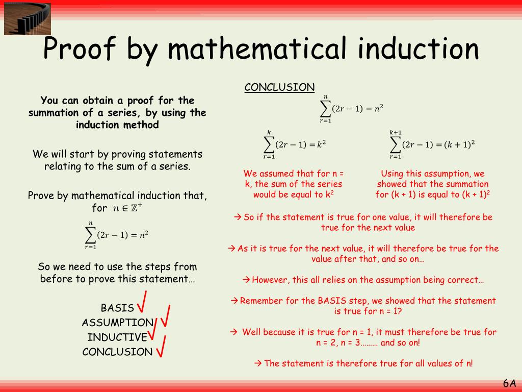 PPT Proof by mathematical induction PowerPoint Presentation, free