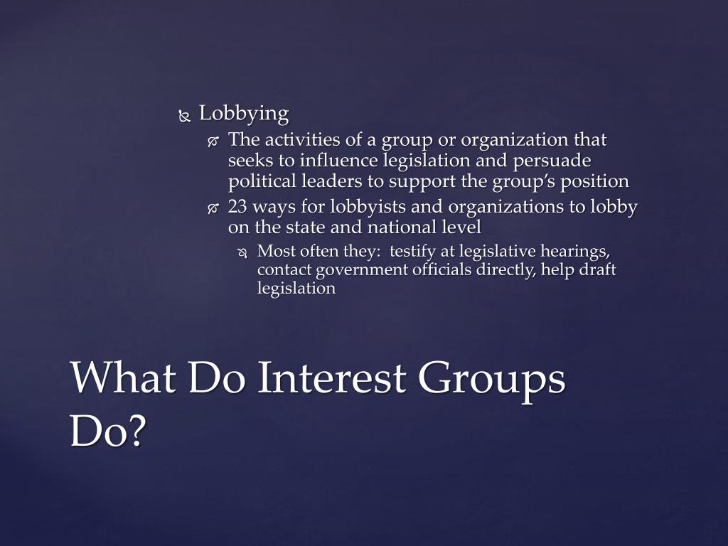 PPT Interest Groups PowerPoint Presentation, free download ID2052208