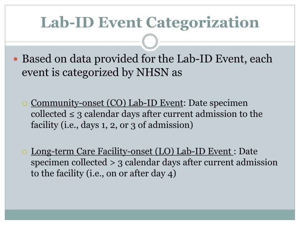 PPT Introduction to the National Healthcare Safety Network (NHSN
