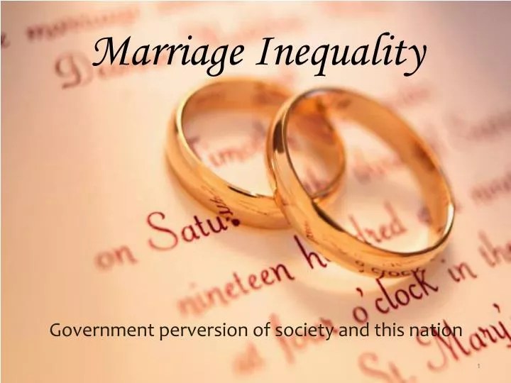 PPT Marriage Inequality PowerPoint Presentation, free download ID