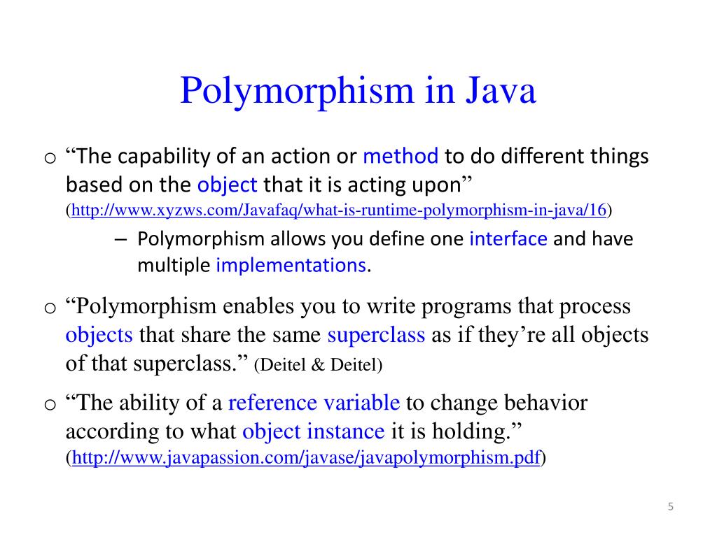 PPT Polymorphism PowerPoint Presentation, free download ID2052726
