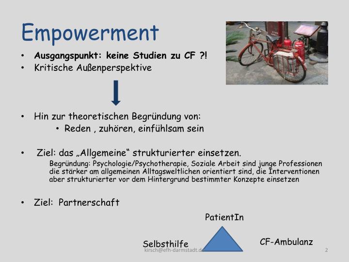 PPT Konzept und Methoden des Empowerment PowerPoint