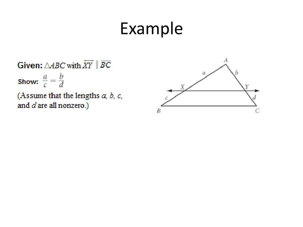 PPT Proportional Segments between Parallel Lines PowerPoint