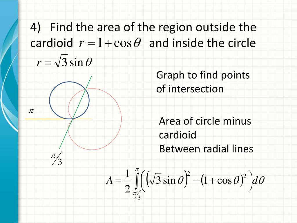 PPT Area and Arc Length in Polar Coordinates PowerPoint Presentation