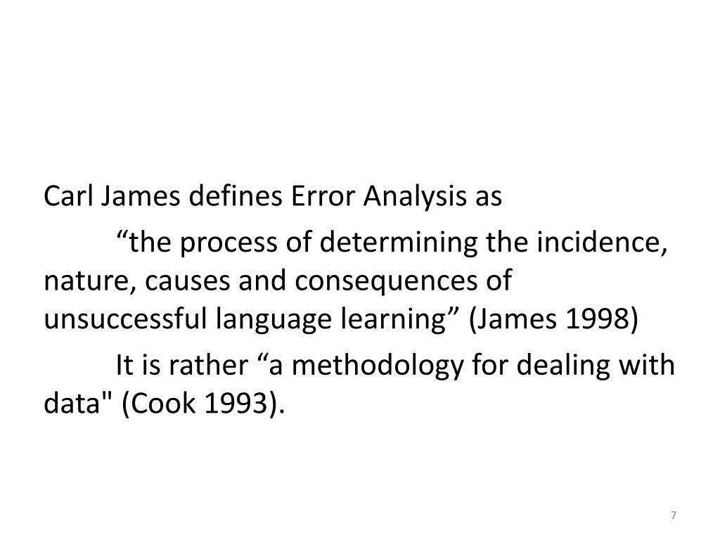 Errors in Language Learning and Use: Exploring Error.