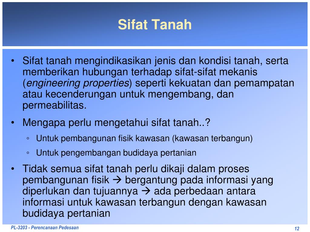 PPT PERENCANAAN PEDESAAN ASPEK SUMBER DAYA ALAM DAN LINGKUNGAN