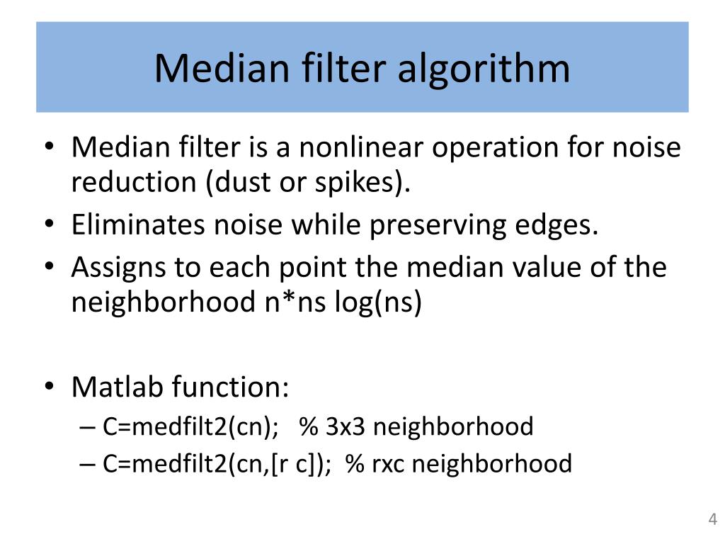 PPT 18.337 Image Median Filter PowerPoint Presentation, free