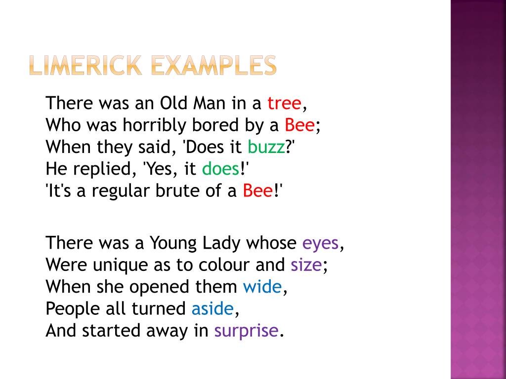 PPT TYPES OF POEMS PowerPoint Presentation, free