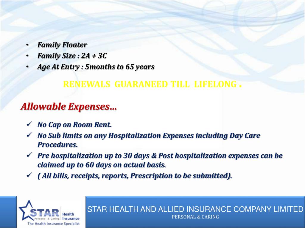 PPT STAR COMPREHENSIVE INSURANCE POLICY PowerPoint Presentation, free