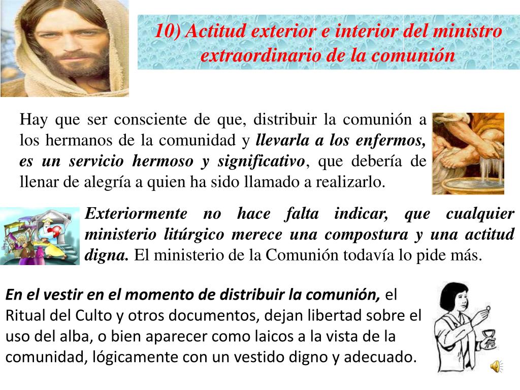 PPT Tema 3 MINISTROS EXTRAORDINARIOS DE LA SAGRADA COMUNIÓN