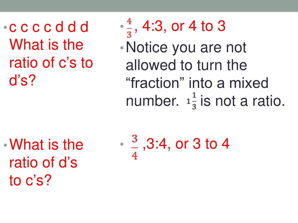 PPT - Ratios PowerPoint Presentation, free download - ID:2067249