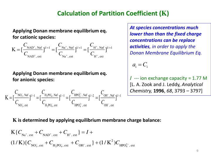 Partition Coefficient Equation My XXX Hot Girl