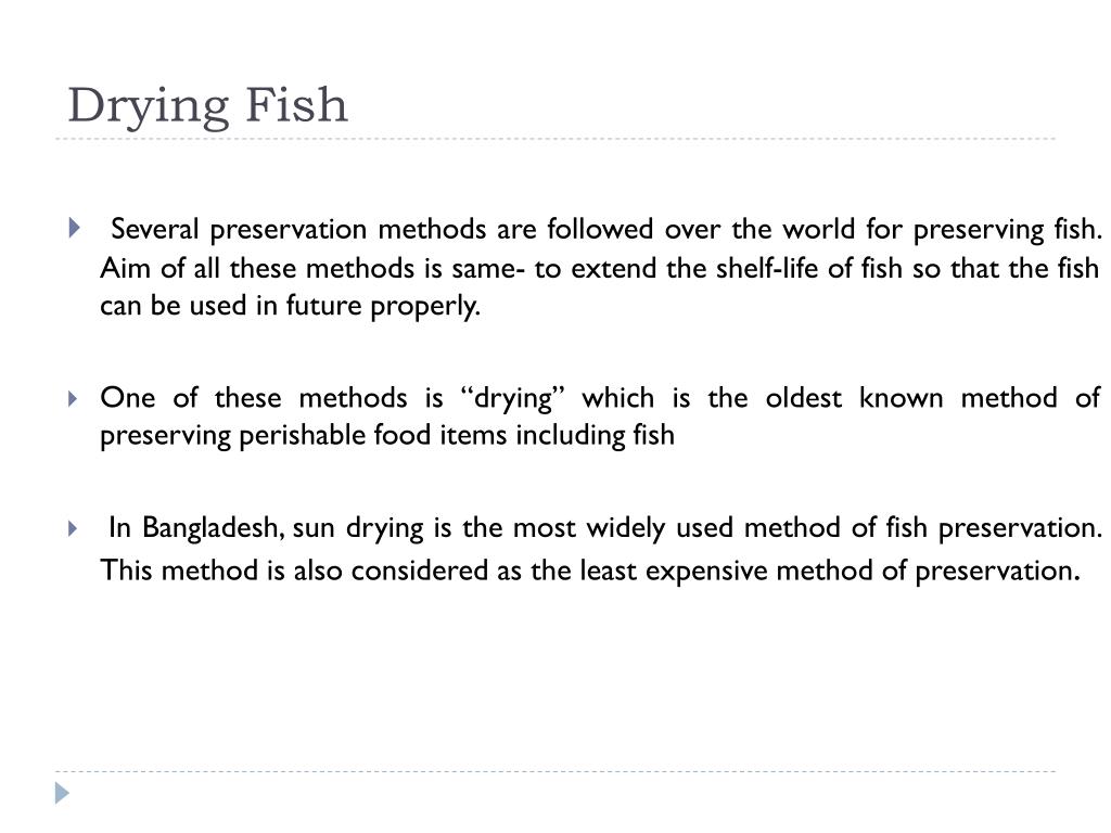 PPT Fish Preservation PowerPoint Presentation, free download ID2070456