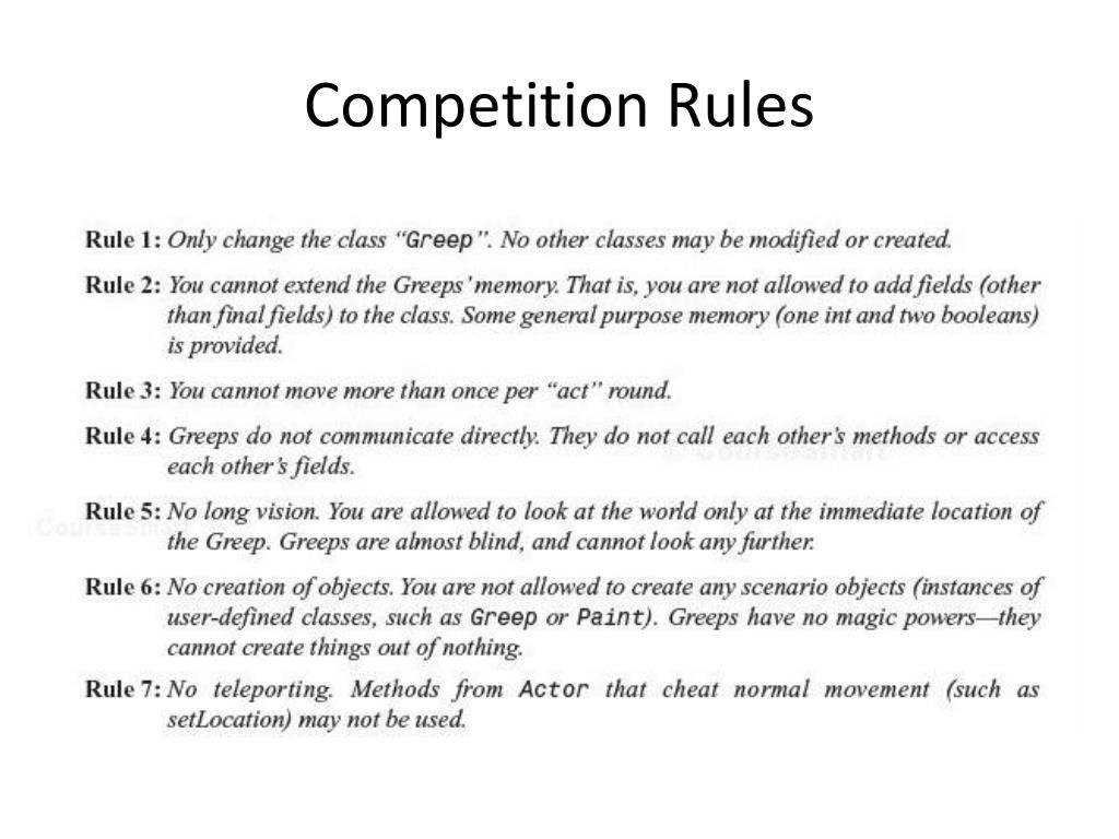 PPT Interlude 2 The Greeps Competition PowerPoint Presentation