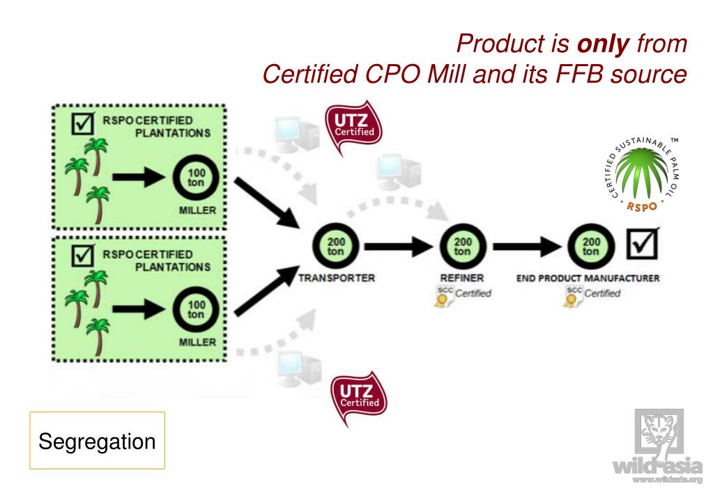 PPT Overview RSPO Supply Chain Certification System PowerPoint