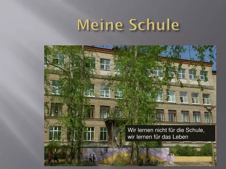PPT Meine Schule PowerPoint Presentation, free download ID2077637