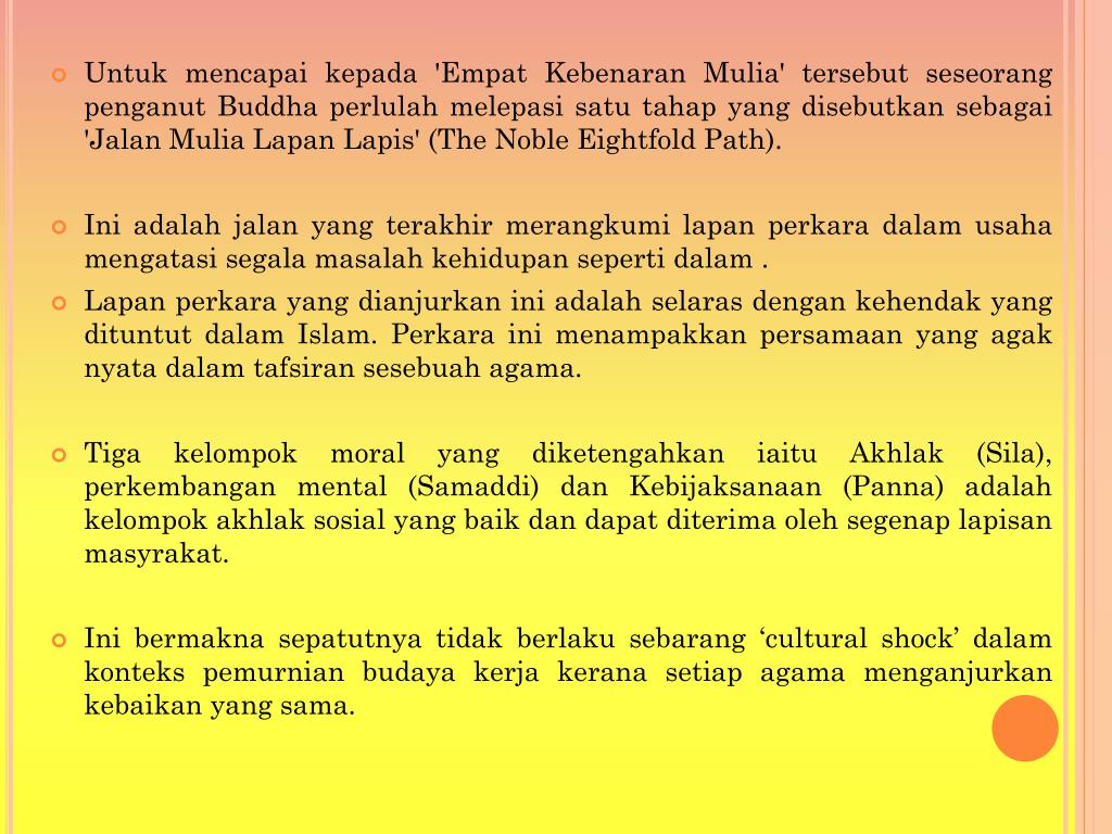 Jalan Lapan Lapis Mulia Jalan Lapan Lapis Atau Jalan Pertengahan Menjadikan Seseorang Mengawal Fikiran Dan Membentuk Tingkah Laku Yang Baik