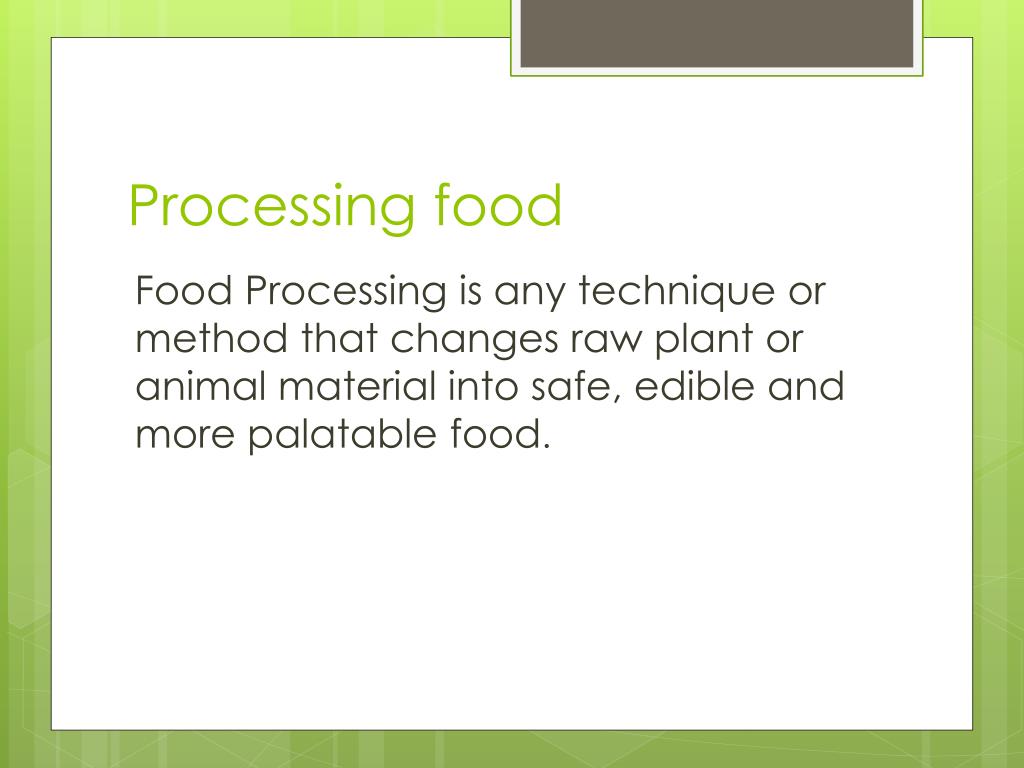 PPT Primary and Secondary Processing PowerPoint Presentation, free