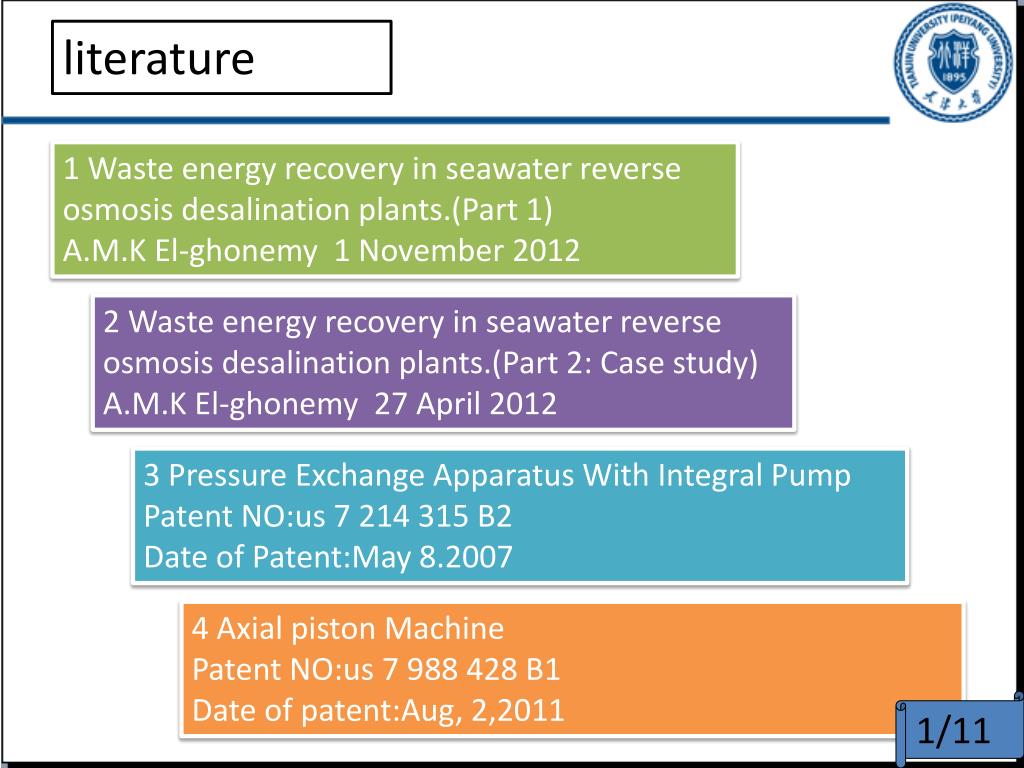 PPT Introduction of Energy Recovery Device used in SWRO
