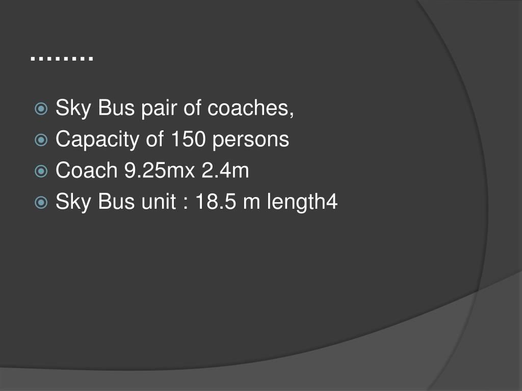 PPT Sky Bus PowerPoint Presentation, free download ID2082604