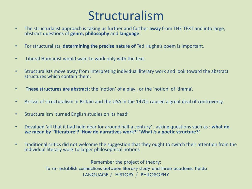 PPT Theatre Theory Week 3 Structuralism & Semiotics PowerPoint