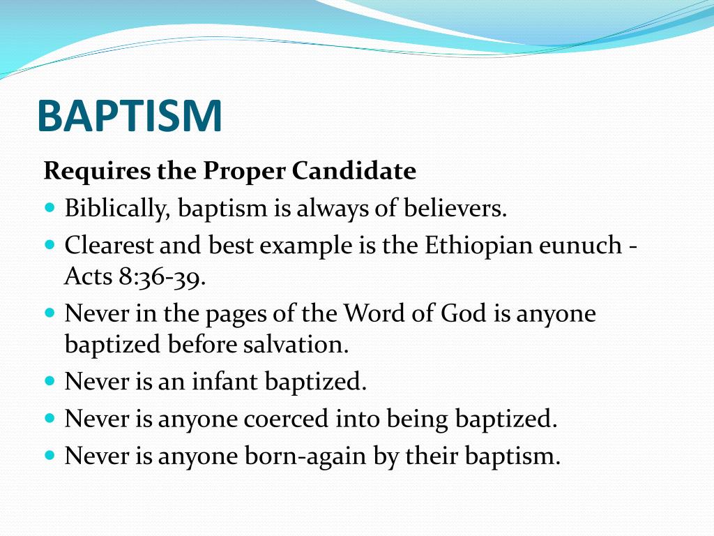 PPT BAPTISM PowerPoint Presentation, free download ID2085579