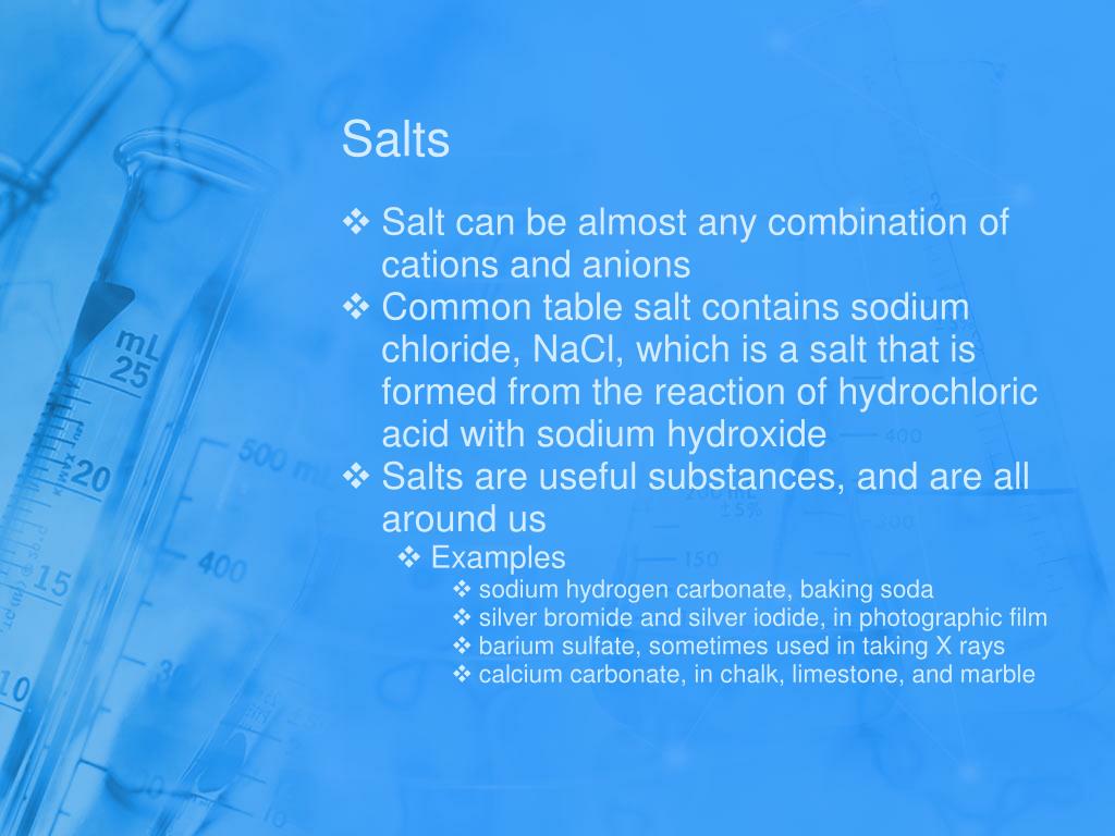 PPT Acids, Bases, and Salts PowerPoint Presentation, free download