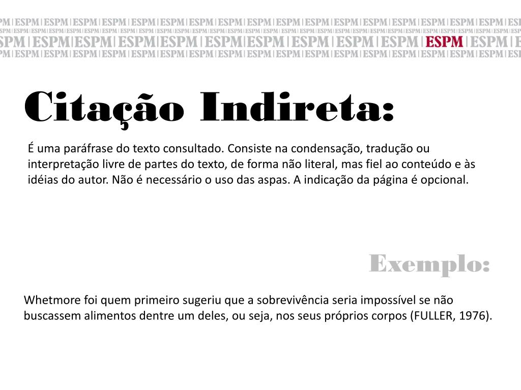 PPT Como fazer Citações? PowerPoint Presentation, free download ID
