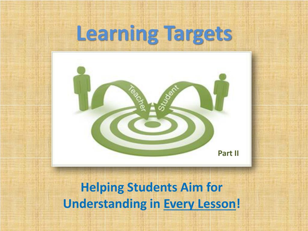 PPT Learning Targets PowerPoint Presentation, free download ID2090292