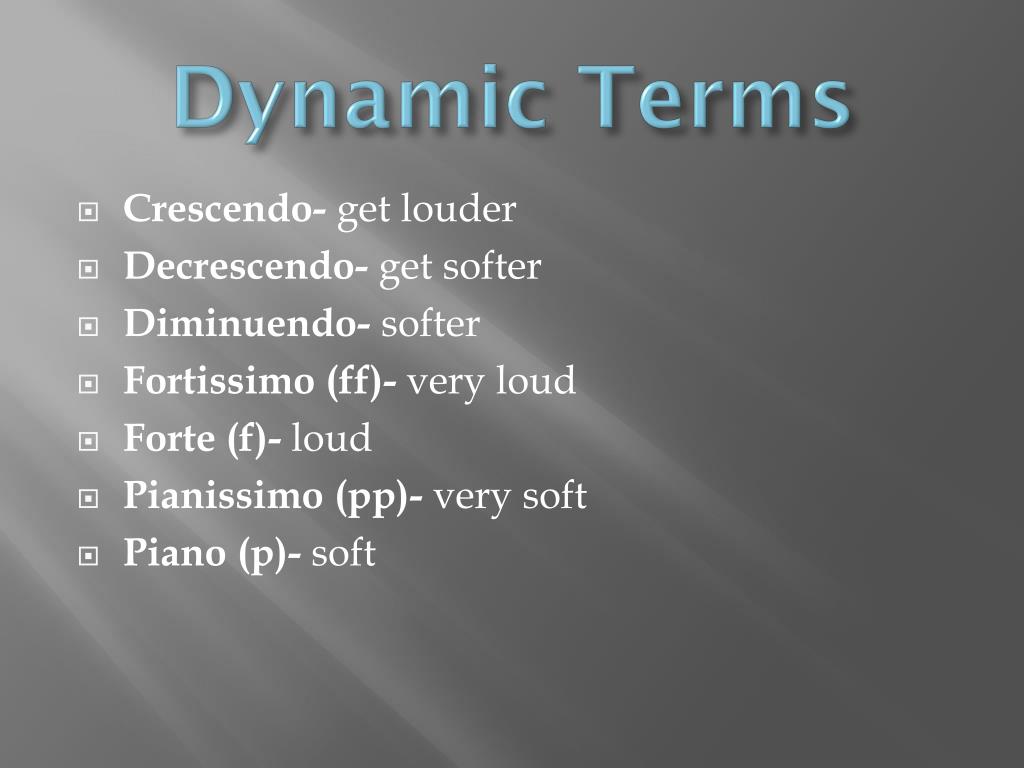 PPT Musical Terms PowerPoint Presentation, free download ID2090739