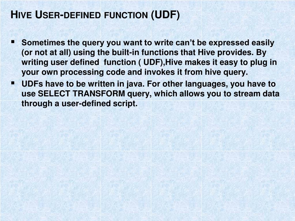 PPT Introduction to Hive PowerPoint Presentation, free download ID