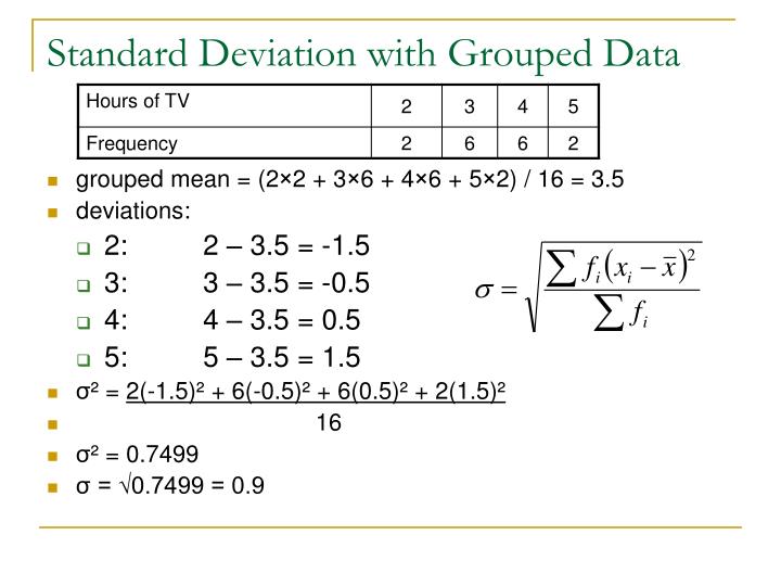 PPT 3.3 Measures of Spread PowerPoint Presentation ID2093335