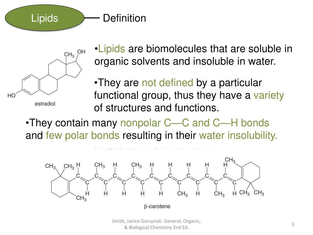 PPT CHAPTER 19 Lipids General, Organic, & Biological Chemistry Janice Gorzynski Smith