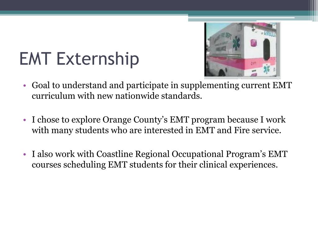 PPT EMERGENCY MEDICAL TECHNICIAN PowerPoint Presentation, free