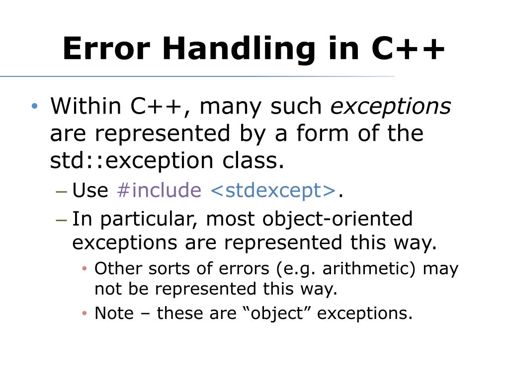 PPT Exceptions PowerPoint Presentation, free download ID2096114