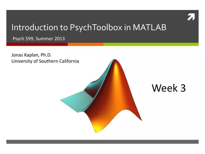 PPT Introduction to PsychToolbox in MATLAB PowerPoint Presentation