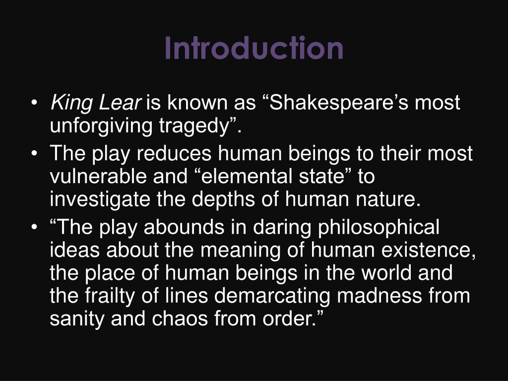 PPT King Lear PowerPoint Presentation, free download ID2097419