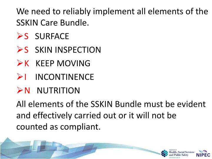 PPT SSKIN Bundle Implementation PowerPoint Presentation ID2101249