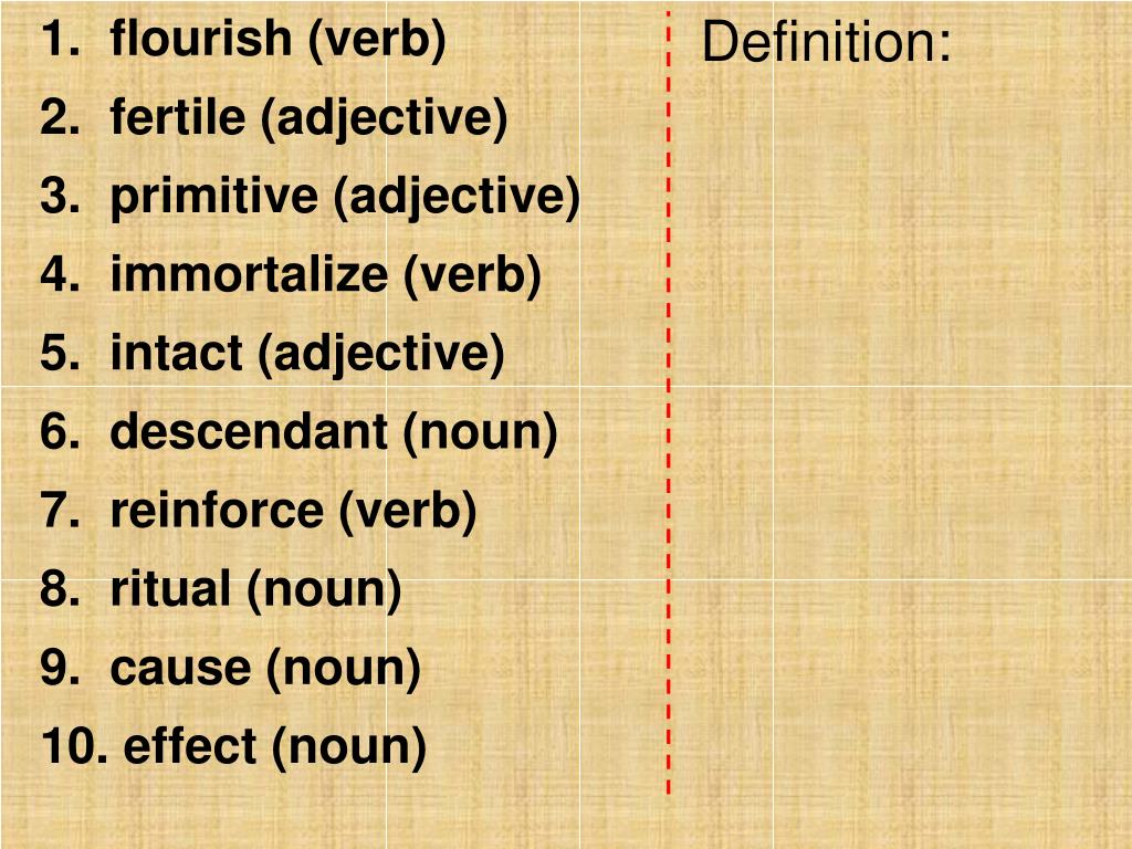 PPT Vocabulary Lesson 24 PowerPoint Presentation, free download ID