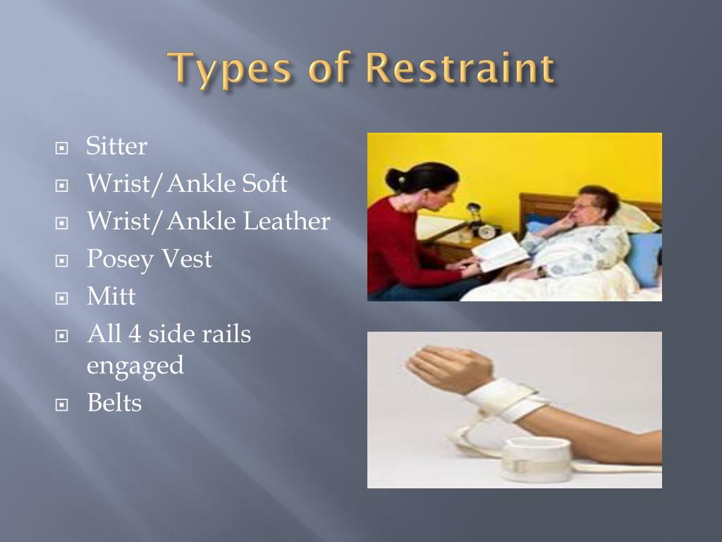 PPT The Use of Restraints and Physical Therapy PowerPoint