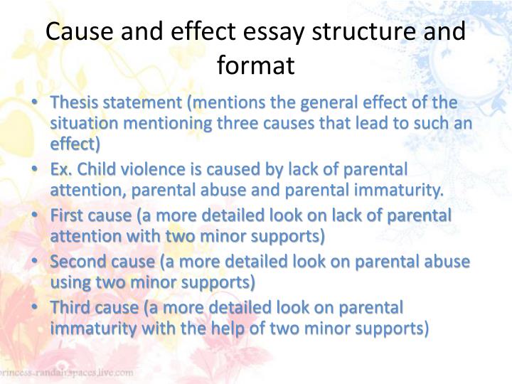 PPT Cause and Effect Essay PowerPoint Presentation ID2105014