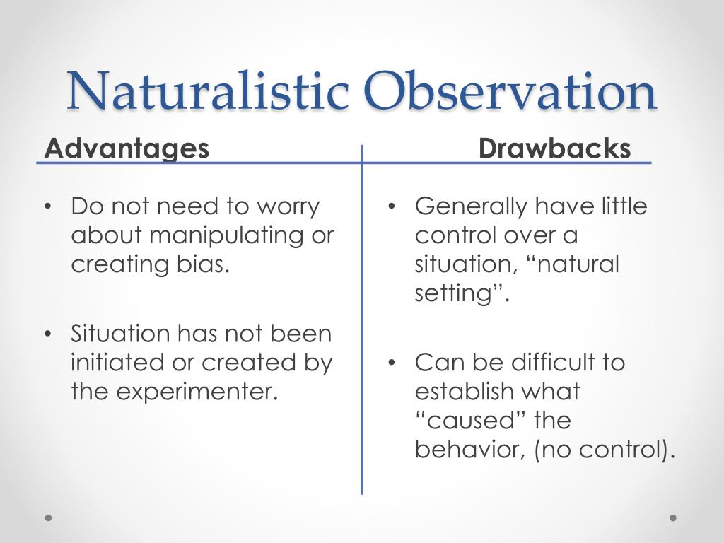PPT Naturalistic Observation Project PowerPoint Presentation, free